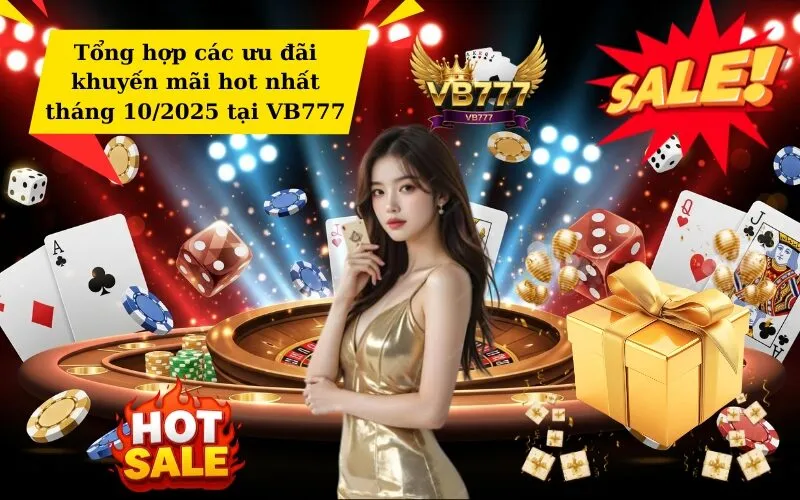 Tổng hợp các ưu đãi khuyến mãi hot nhất tháng 10/2025 tại VB777